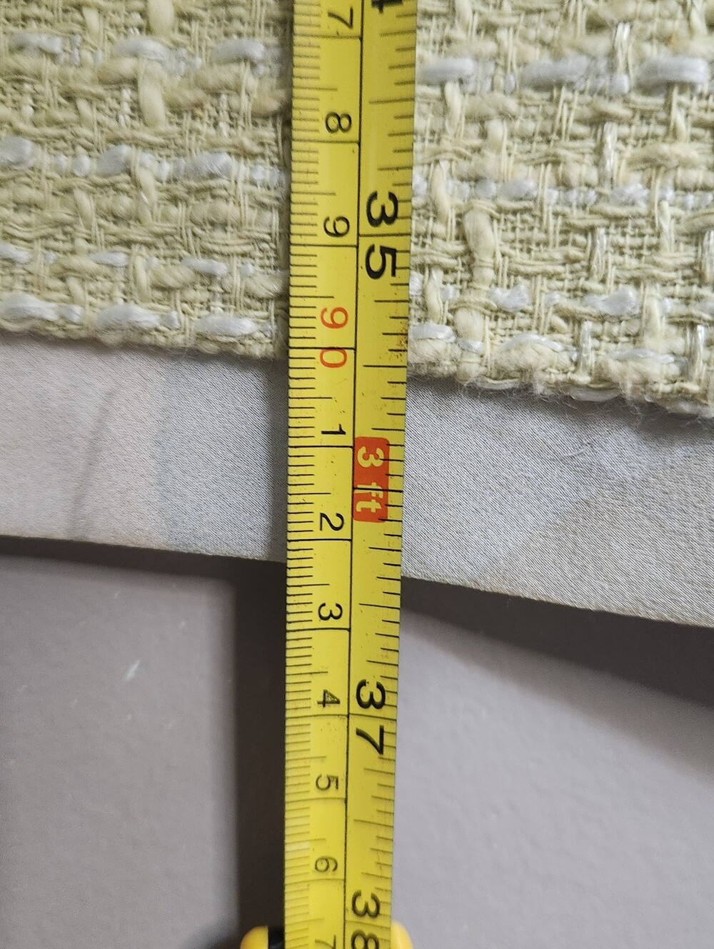 Sigrid Olsen Women's Light Yellow Tweed Coat with Silk Floral Lining Size 14 - Picture 9 of 11